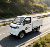 Camionnette électrique certifiée EEC COC, conduite à gauche, 3500W, batterie 72V 98-105AH, autonomie 601-700km, vitesse 25/45km/h, couple 500+Nm, dimensions 1.6m*1.35m