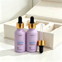 Flacons compte-gouttes en verre de haute qualité pour soins de la peau, 30 ml, 50 ml, pour sérum, huiles essentielles, soins personnels, et contenants pour essences corporelles