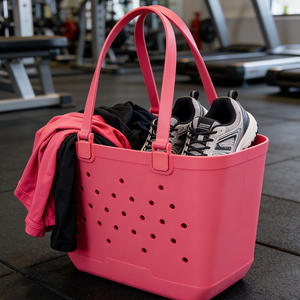 Sac de plage grand format, simple, moderne, doux, écologique, imperméable, avec logo personnalisé |   Sac de plage, piscine, <span class=keywords><strong>bateau</strong></span>, courses, sport, escapade - Product Image 2