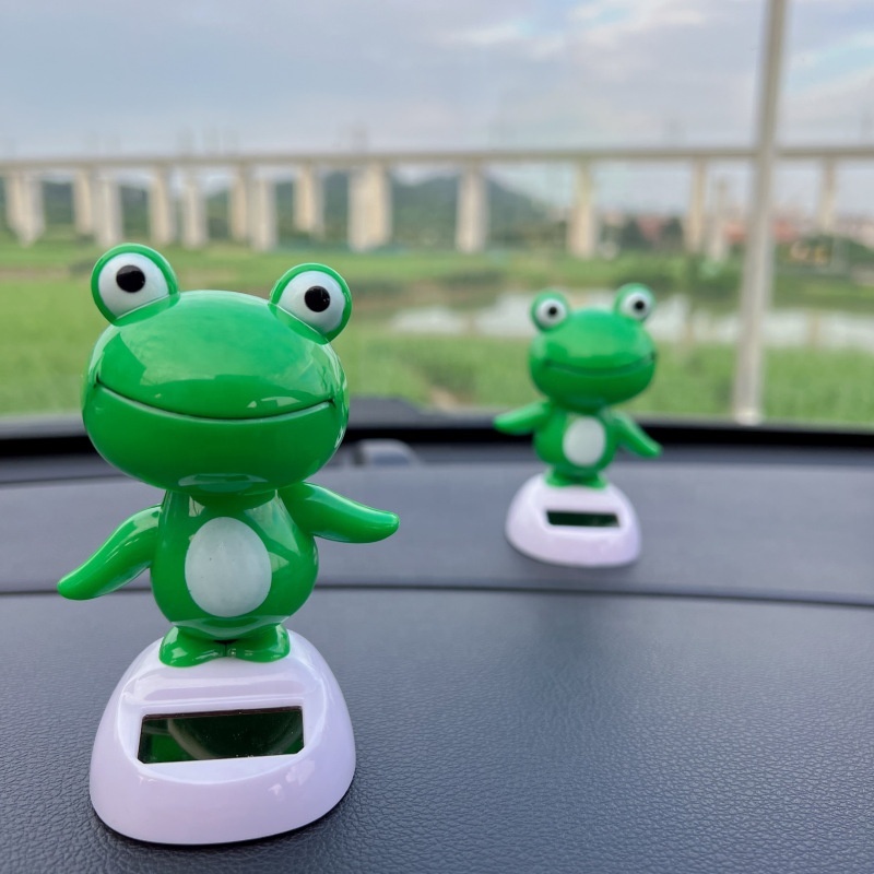 Promotional Gift Cartoon Animal Frog Solar