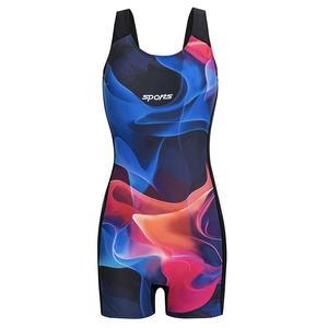 Traje de Baño de Una Pieza para Mujer, Nuevo y en Oferta, con Esquinas Planas, Elástico, Profesional, Cubre el <span class=keywords><strong>Vientre</strong></span> - Product Image 5