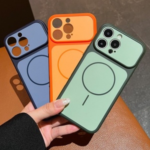 เคสโทรศัพท์มือถือแบบด้านสีธุรกิจ  แม่เหล็กดูดติด  ป้องกันแรงกระแทก สำหรับ iPhone 17 pro max 16 15 14 13 ขายส่ง - Product Image 1