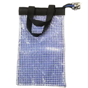 حقيبة إنذار مضادة للسرقة قابلة لإعادة الاستخدام بنظام تسليط الضوء على EAS حقيبة تسوق أمنية للسوبر ماركت