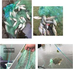 <span class=keywords><strong>Filet</strong></span> <span class=keywords><strong>de</strong></span> pêche en nylon, corde enveloppée, profondeur <span class=keywords><strong>de</strong></span> 16 pieds, anti-enroulement, <span class=keywords><strong>filet</strong></span> à branchies à 3 couches, plomb <span class=keywords><strong>de</strong></span> 262 pieds, double nœud pour la pêche <span class=keywords><strong>de</strong></span> <span class=keywords><strong>survie</strong></span> - Product Image 6