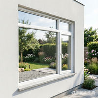 Ventanas de PVC Modernas con Triple Acristalamiento, Calificadas por Energy Star, con Vidrio de Baja Emisividad