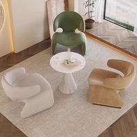 Elektrischer Stoff-Sessel für Wohnzimmer, Designer-Inspirierter Einzelsitzer, Luxuriöser Stil für Hotel-Lounges, Lässige Wohnmöbel
