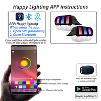 SINDAR Auto RGB feux arrière assemblage LED feu arrière accessoires pour Ford Mustang S650 2024-2025 nouvelle mise à niveau modifié feux de voiture