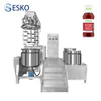 Cuve homogénéisante à levage automatique ESKO à commande hydraulique pour la transformation de vinaigrettes, sauces et ketchup de tomate