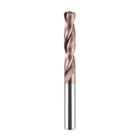 Brocas de Carburo de Tungsteno Sólido con Enfriamiento Interno 3D/5D, Brocas Helicoidales 3D/5D para Mecanizado CNC de Acero Inoxidable