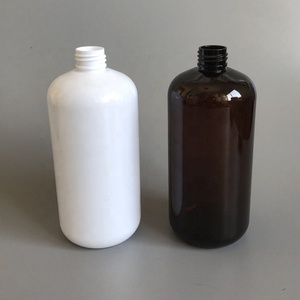50 Ml 120ml 250ml 500ml 4oz 8oz 16oz 32oz 1 Liter Empty Green Blue Clear Amber Boston Round Plastic <strong>Bottle</strong>