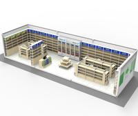 Kiosque de magasin de conteneur de magasin pratique préfabriqué
