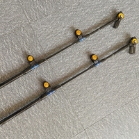 Nouvelle canne à pêche en eau salée de qualité supérieure, robuste, 130 lb-210+ lbs, canne à pêche personnalisée pour la pêche au gros gibier, pour le thon