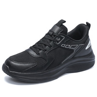 Nouvelle mode respirante chaussures de course décontractées maille anti-dérapant chaussures de sport pour hommes