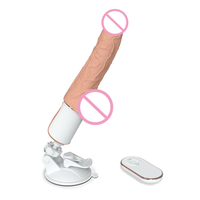 Nouvel Arrivage S-Hande Vibrateur Dildo Féminin 9 Fréquences 1 Mode Chauffant Vibration Oscillante Dildo à Ventouse
