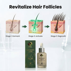 เซรั่มบำรุงเส้นผมบำรุงจากธรรมชาติสารบำรุงผมช่วยฟื้นฟูผมร่วงป้องกันผมร่วง<span class=keywords><strong>ซ</strong></span>่อมแ<span class=keywords><strong>ซ</strong></span>มรากให้ความชุ่มชื้น - Product Image 3