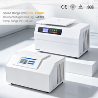 Centrifugeuse réfrigérée haute vitesse LICHEN LX-HR avec identification du rotor et verrouillage électrique du couvercle pour la recherche en laboratoire
