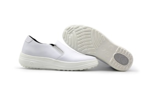 Giày làm việc phòng sạch ESD Unisex siêu nhẹ mềm mại chống tĩnh điện, giày y tế, giày y tá màu trắng và đen - Product Image 4