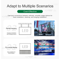 500X500 P3.9 P3.91 3.9 P3 9 P39 P3 4Mm P4 8M X 4M Mur Vidéo Ecran Intérieur Location Led Panneaux D'affichage