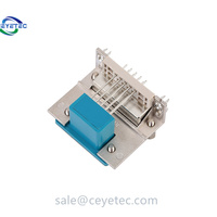 Connecteur DB9 mâle vers DVI 24 + 5 femelle à angle droit à 90 degrés D-SUB
