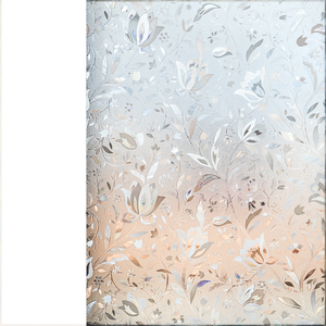 Pellicola Decorativa per Finestre <span class=keywords><strong>GANI</strong></span> Tulip Autoadesiva in PVC, Protezione della Privacy, Adsorbimento Elettrostatico, Anti-UV, Adesivi per Porte Senza Colla - Product Image 2