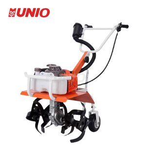 Motocultor Rotatorio, Microcultivador Agrícola Pequeño Multifuncional de Gasolina, Máquina Manual para Remover la Tierra - Product Image 1