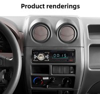 Evrensel Araba MP3 Çalar 1 Din 12V Stereo Autoradio FM Verici TDA7388 Amplifikatör 5.0 60W*4 Çift USB Şarj TF