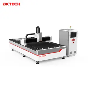 Metal paslanmaz çelik için Dxtech CNC Fiber lazer kesim makinesi otomatik
