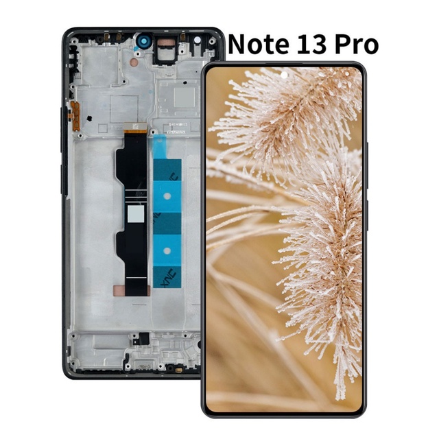 Mobile Phone LCD for Redmi Note 13 Pro Screen with Frame for Redmi Note 13 Pro Screen for Redmi Note 13 Pro 5g Display