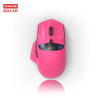 M08 Mouse Gaming nirkabel tiga mode, Mouse Gaming dengan tampilan layar Digital tahan air desain cair, Sensor optik USB 6 tombol