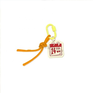 Llaveros Promocionales Personalizados con Cuerda de Escalada, Diseño de Pájaro del Amor, Lazo, Piña, Cangrejo, para Bolsos, Móviles, Acrílico - Product Image 2