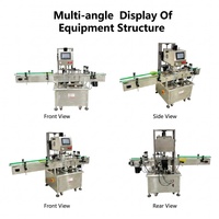 Machine de capsulage pneumatique de haute précision / Capsuleuse à vis à couple réglable