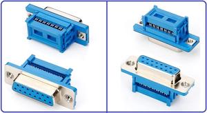 Conector Hembra de 15 Pines DB15 Tipo IDC, Conector de Puerto Serie, Adaptador de Tipo Crimp IDC para Cable, Conector de Cable D-Sub de 15 Pines - Product Image 3