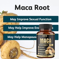 Capsule Maca Man Power Plus, extrait de ginseng rouge coréen, capsule pour soutenir l'énergie masculine, capsules de racine de maca