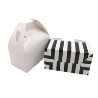 Caja para Pastel con Diseño Personalizado a Precio de Fábrica, Laminación Mate, Asa y Materiales Reciclados
