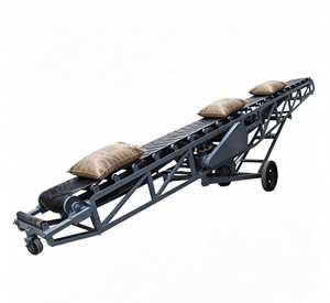 Konveyor Sabuk Miring Lebar 600mm Panjang 5m yang Dapat Dipindahkan untuk Material Semen, Pasir Mentah, Suku Cadang Pabrik Beton - Product Image 6