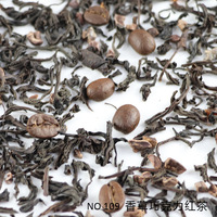 Thé noir aromatisé personnalisé, thé noir au chocolat, thé en feuilles, sachets de thé pyramidaux, emballage personnalisé