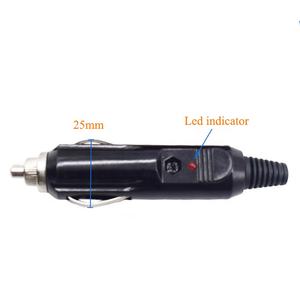 Car Cigarette Adapter Cable PVC 12V-36V 5-15A 2 Cores Red&amp;Black Cigarette Lighter Male Plug Cable - Product Image 4