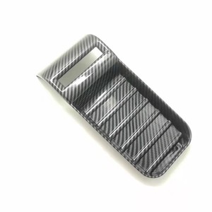 Carbon Fiber Trim For Toyota Tundra Center Armrest Storage Box Rectangle Plastic Minimalist Design <b>Car</b> <b>Interior</b> Neatening - Product Image 4