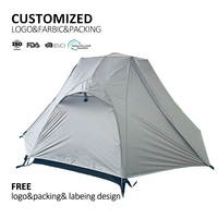 Tente de camping professionnelle pour une personne, quatre saisons, pour le camping, la randonnée, la randonnée pédestre, 1 à 2 personnes, tissu imperméable et respirant