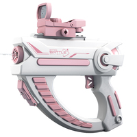 Pistolet à eau électrique automatique pour enfants en plein air jeu d'été conception de pistolet à longue portée de tir avec matière plastique nouveaux jouets pour enfants