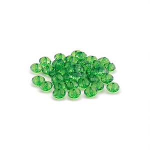 Ilan Abalorios Perline Rondelle Sfaccettate Verdi 10mm 15g - Product Image 2