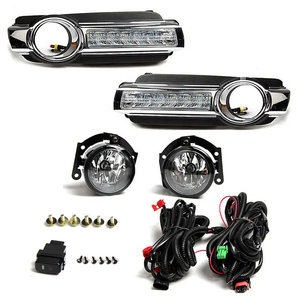 Feux de jour à LED DRL avec clignotants et feux antibrouillard pour Mitsubishi Pajero V93 V97 Montero <span class=keywords><strong>Shogun</strong></span> 2015 2016 2017 2018 2019 - Product Image 3