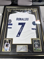 Nouveau Design Cadre d'Affichage Maillot Vitrine Boîte d'Ombre Maillot en MDF Verre Acrylique Incassable pour Football et Soccer