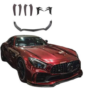 Pour <span class=keywords><strong>mercedes</strong></span>-benz Amg Gtr couteau à air de séparateur de lèvre avant en fibre de carbone - Product Image 1