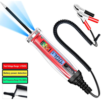 Lampu Uji Otomotif 3-in-1 DC 1-75V yang Ditingkatkan, Detektor Daya Baterai, Penguji Sirkuit Digital LCD, Penerangan Presisi Tinggi