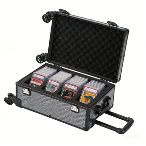 <span class=keywords><strong>Valise</strong></span> de rangement personnalisée en aluminium à 2, 3 ou 4 rangées pour cartes gradées BGS, <span class=keywords><strong>PSA</strong></span>, SGC – Qualité supérieure, différentes couleurs, serrure à code TSA - Product Image 6