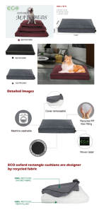 Bobbypet Topseller Milieuvriendelijk 100% Gerecycled Oxford Hondenbed Met Afneembaar Hoes Massief Patroon Huisdierenkussenbed - Product Image 5