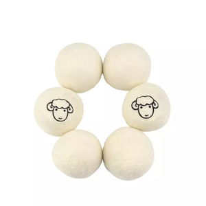 Çevre Dostu %100 Yeni Zelanda Yünü Kurutma Topları Kırışıklıkları Azaltır ve Elektriklenmeyi Önler 2cm-10cm Çap - Product Image 4