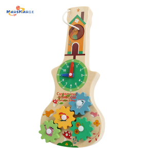 Interessante Montessori educazione precoce colorato in legno occupato tavola ingranaggi fini capacità motorie giocattoli di riconoscimento dell'<span class=keywords><strong>orologio</strong></span> per 2 4 anni - Product Image 1