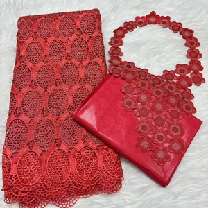 Encaje de Dubái Ecológico de Poliéster/Algodón Bordado para Tela de Malla Voile, Tejido Impermeable para Vestidos de Novia de Niñas/Niños - Product Image 3